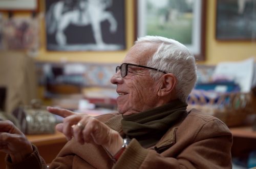 Luís Valença in an interview speaking about his life and work in classical dressage.